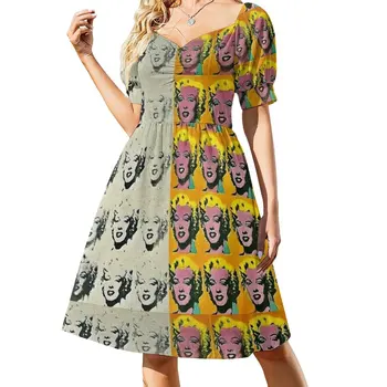 Мэрилин Монро | Энди Уорхол Marilyn Diptych Платье в стиле поп-арт женские модные платья женские вечерние платья 2023 милое платье